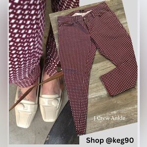 J Crew Stretch Ankle pants * more photos!